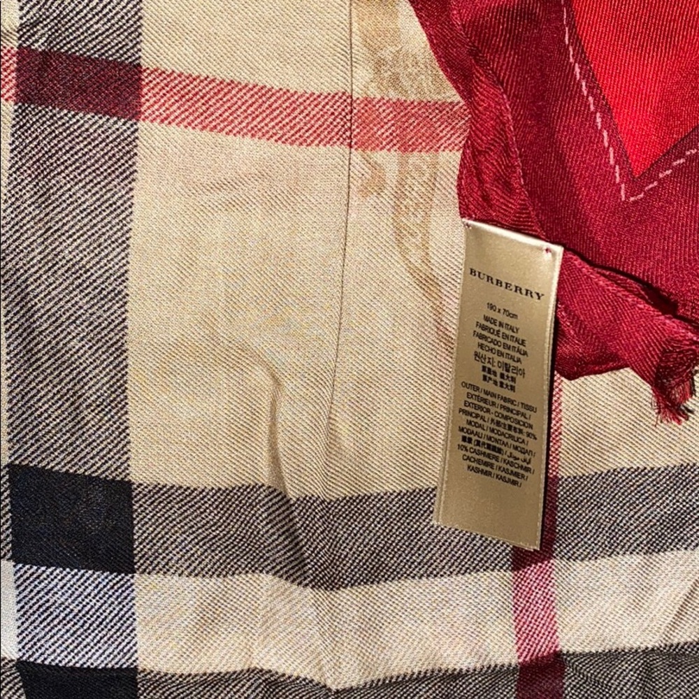 Burberry scarf